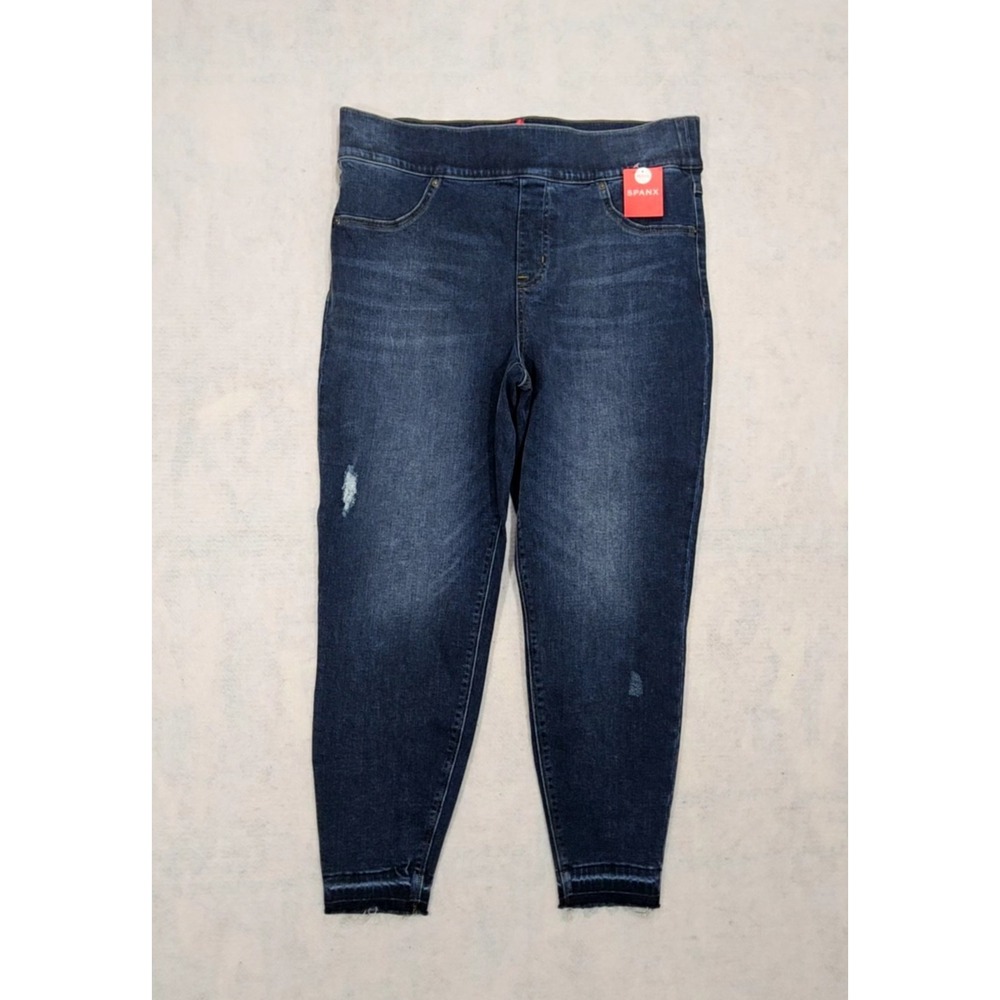 SPANX Dark Wash Ankle Jeans